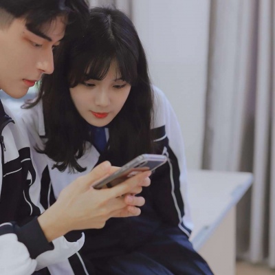 超清双人的微信头像潮流个性情侣真人图片
