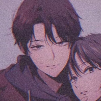 高清好看的动漫甜蜜简单情侣头像一对两张图片