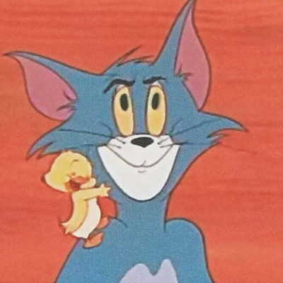 高清可爱的汤姆杰瑞情头一左一右图片 汤姆猫情头一左一右