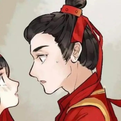 高清一对两张的动漫情侣头像搞怪可爱图片