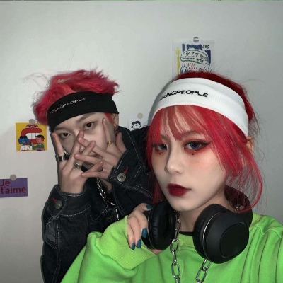 高清新潮时尚的双人超酷情侣头像图片 情头潮男潮女