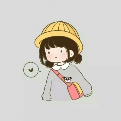 高清可爱的手绘卡通人物情侣头像图片 卡通手绘情侣头像