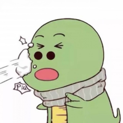 一对两张可爱两只小恐龙的情侣头像图片 恐龙头像情侣
