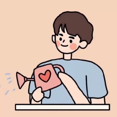 高清一男一女超有爱的情侣头像卡通图片 超有爱情侣头像