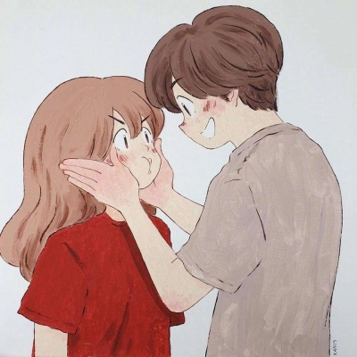 高清两人一张的超甜情侣头像二次元图片 超甜漫画情侣头像
