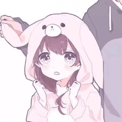 高清一男一女的抖音网红动漫情侣头像图片
