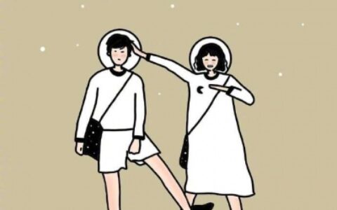 高清温暖的男女头像两个一起的动漫图片