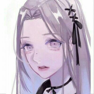 高清精选的微信头像动漫情侣一对分开两张图片