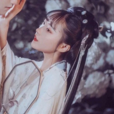 一对两张的真人超清古风情头图片 唯美古风情头高清