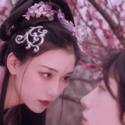 一对两张的真人超清古风情头图片 唯美古风情头高清
