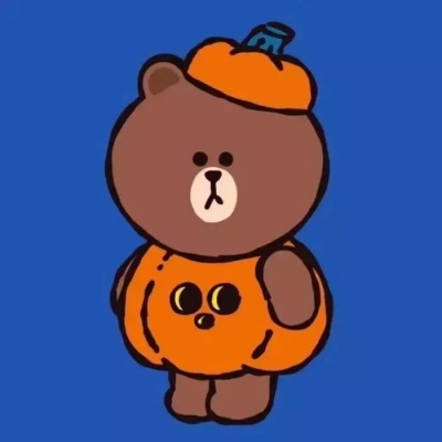 高清卡通的万圣节情侣头像可爱图片 万圣节情头