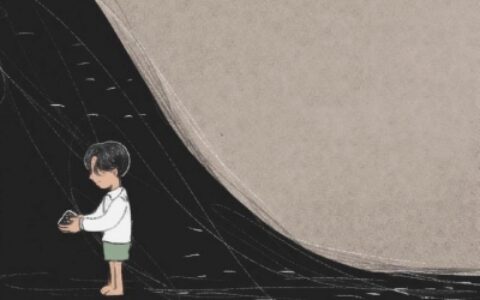 高清相互爱慕的可爱超萌卡通情侣头像图片
