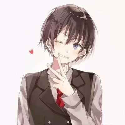 高清好看的一男一女情侣动漫头像图片