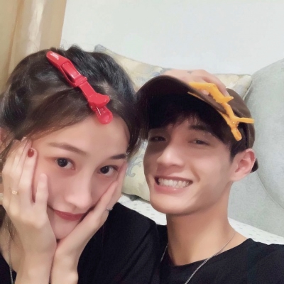 高清一对的情头真人两张小清新图片