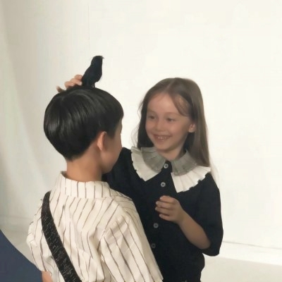 超级可爱的小孩情侣头像高清图片 萌宝情头一对