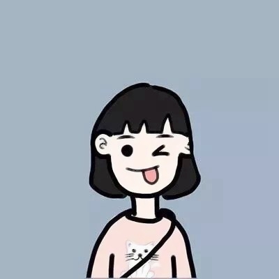 高清可爱的手绘单人情侣头像一对一人一张 情侣头像手绘抖音