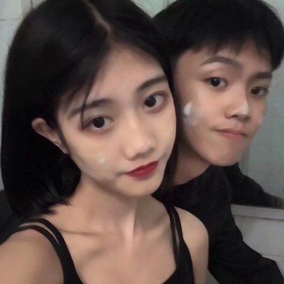 qq真人情侣头像两张一对两张图片