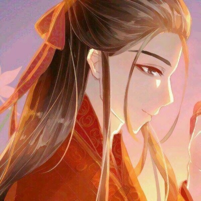 高清深情的动漫古风情侣头像一对两张图片