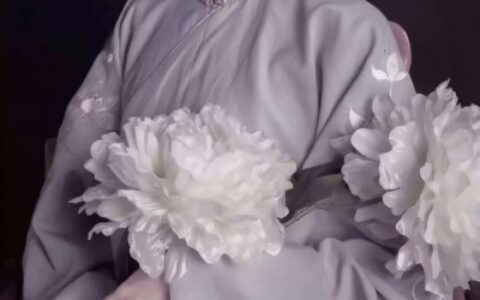 古风汉服真人情侣头像,高清一对两张的古风古装情头真人图