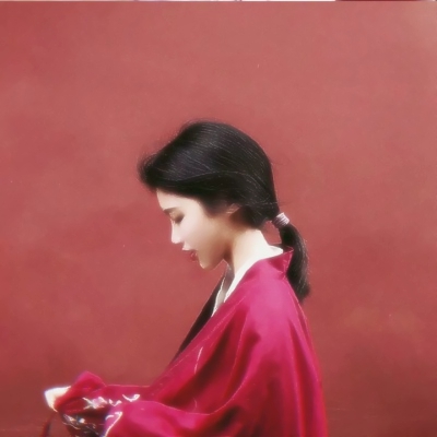 古风汉服真人情侣头像,高清一对两张的古风古装情头真人图