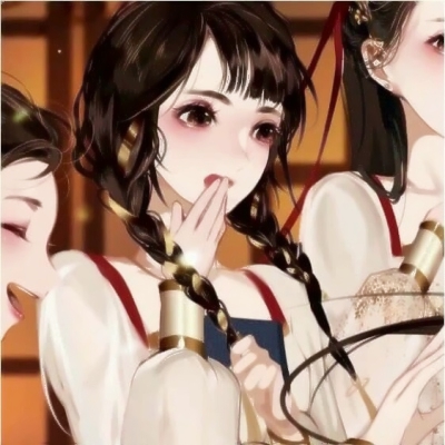 三个人一起用的情头两男一女,高清动漫版的三人专用情头图片