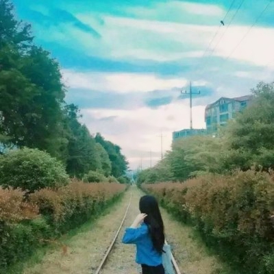唯美清新真人情头,高清清新的情侣头像唯美一人一张图片