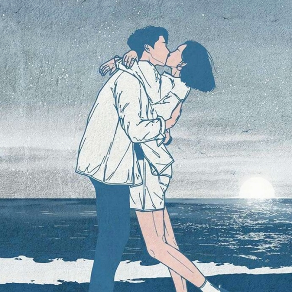 超高清好看的漫画情侣图片头像 最甜漫画情侣头像