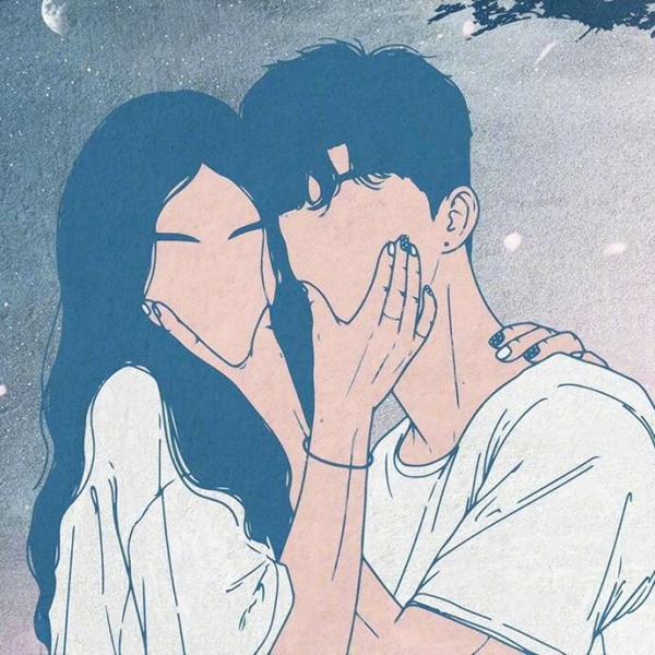 超高清好看的漫画情侣图片头像 最甜漫画情侣头像