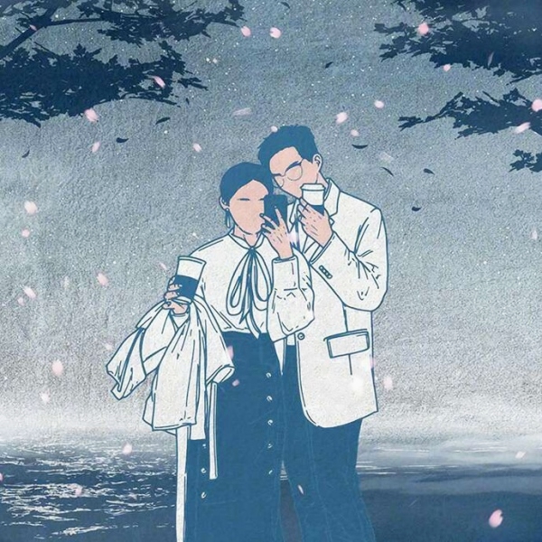 超高清好看的漫画情侣图片头像 最甜漫画情侣头像