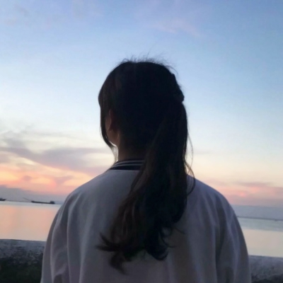 高清清新唯美的情侣头像背影侧面图片 情侣头像背影侧脸一对