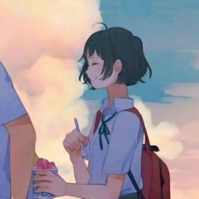 高清好看的情侣头像图片动漫男女精选 情头动漫温馨