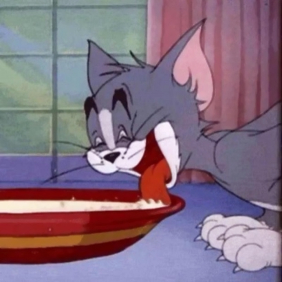经典搞笑的猫和老鼠图片头像情侣 猫和老鼠情侣头像高清