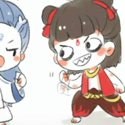 高清好看的哪吒魔童情侣微信头像图片 哪吒之魔童降临情侣头像