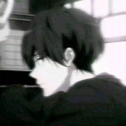 高清好看的动漫黑白情侣头像图片 黑白漫画情侣头像