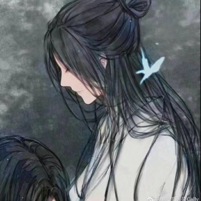 一对两张的古风情头高清唯美图片 唯美古风情侣头像高清