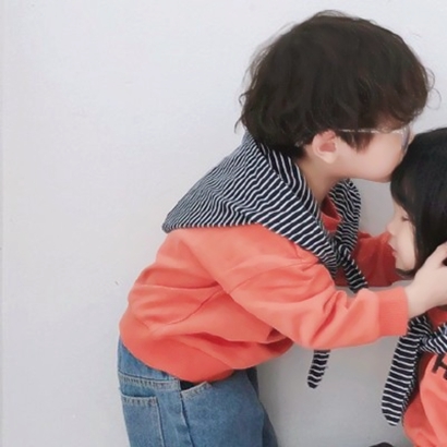 情侣头像小孩子一对两张