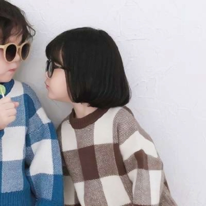 情侣头像小孩子一对两张