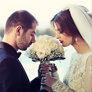 高清唯美的情侣结婚头像图片 结婚情侣头像