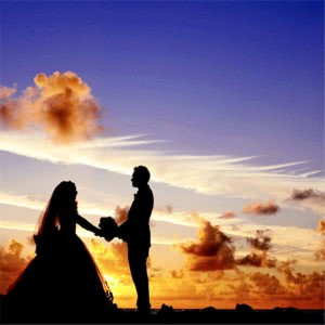 高清唯美的情侣结婚头像图片 结婚情侣头像