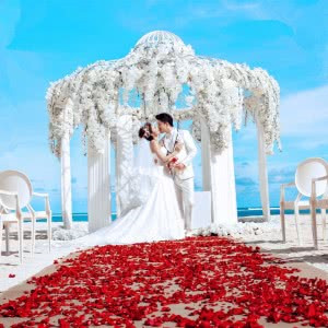 高清唯美的情侣结婚头像图片 结婚情侣头像