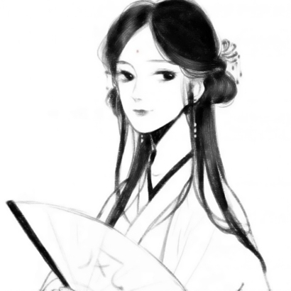 高清好看的黑白动漫情侣头像一对两张图片 动漫黑白系情侣头像