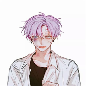 高清一男一女清新动漫情头图片 小清新情侣头像漫画
