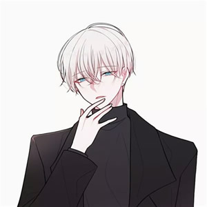 高清一男一女清新动漫情头图片 小清新情侣头像漫画