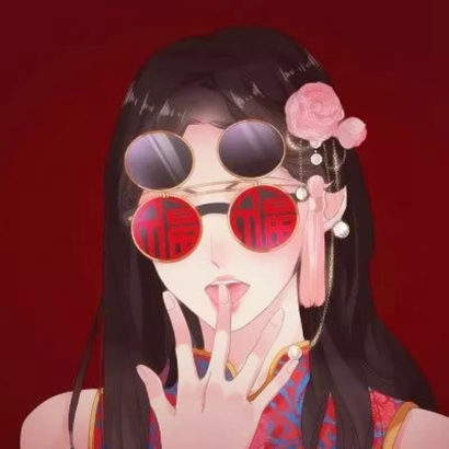 可爱动漫情侣头像一左一右两张