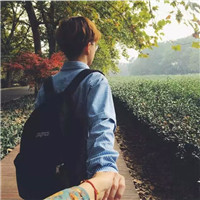 背影牵手情侣图片头像