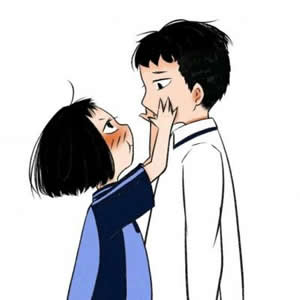 简单又好看做情侣头像太好看了 qq情头一男一女手绘