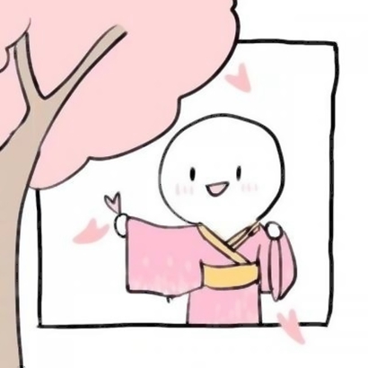 可爱的网红小白人情侣头像图片 qq框框小白人情侣头像
