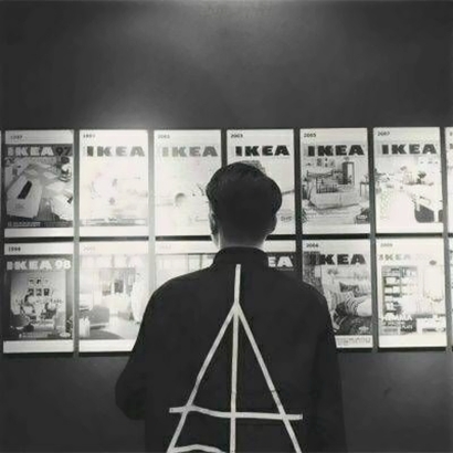 高清单人的情头一对两张背影黑白图片 情侣头像黑白背影侧脸