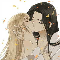 两人一张的漫画情侣吻照头像图片 情侣头像动漫吻照