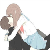 两人一张的漫画情侣吻照头像图片 情侣头像动漫吻照